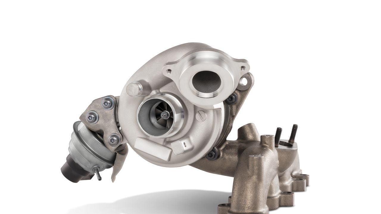 Volkswagen TSI Engine | The success formula An etched out image of a specific component found in a Volkswagen TSI Engine.